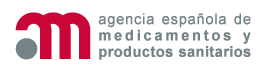 Logotipo de la Agencia Española de Medicamentos y Productos Sanitarios